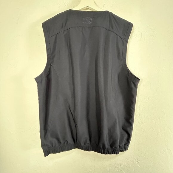 Cutter & Buck Mens CB Windtec Pebble Beach Vest Size Medium Navy V-Neck Pullover - Picture 3 of 8